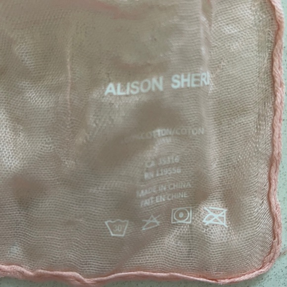 Alison Sheri 100% Cotton Soft Peach Scarf - Picture 5 of 8
